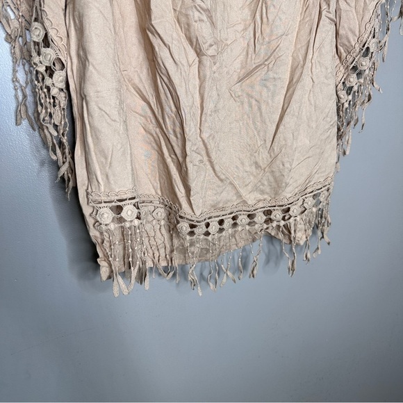 Sunny Leigh off the shoulder fringe blouse - Picture 2 of 6